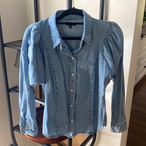 Women’s Dynamite denim button down shirt - Picture 1 of 3